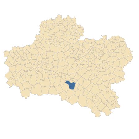 Répartition de Silene gallica L. dans le Loiret
