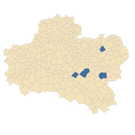 Répartition de Dryopteris affinis (Lowe) Fraser-Jenk. subsp. affinis dans le Loiret