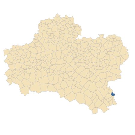 Répartition de Trapa natans L. dans le Loiret