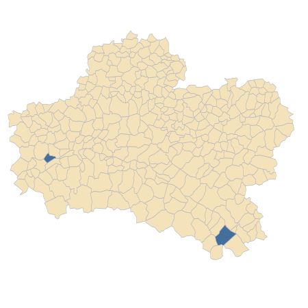 Répartition de Zea mays L. dans le Loiret