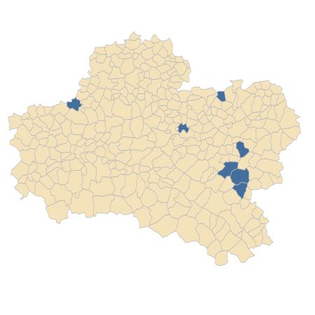 Répartition de Epipactis palustris (L.) Crantz dans le Loiret