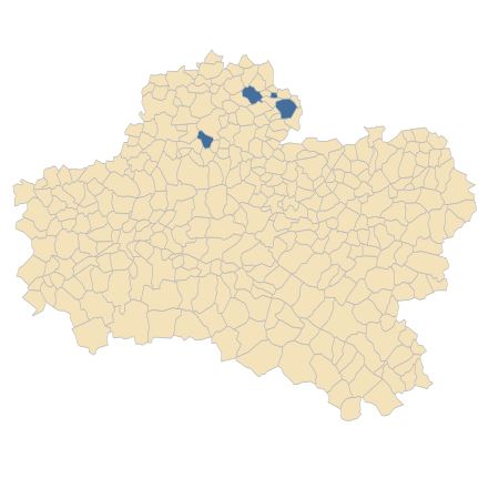 Répartition de Lactuca perennis L. dans le Loiret
