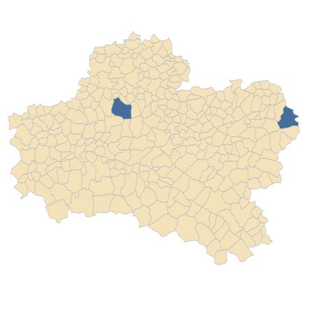 Répartition de Luzula sylvatica (Huds.) Gaudin dans le Loiret