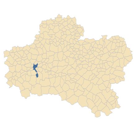 Répartition de Fumaria capreolata L. dans le Loiret