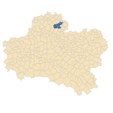 Répartition de Fumana procumbens (Dunal) Gren. & Godr. dans le Loiret