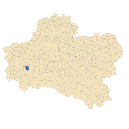 Répartition de Gleditsia triacanthos L. dans le Loiret