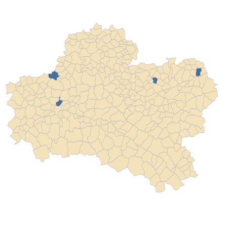 Répartition de Amaranthus albus L. dans le Loiret