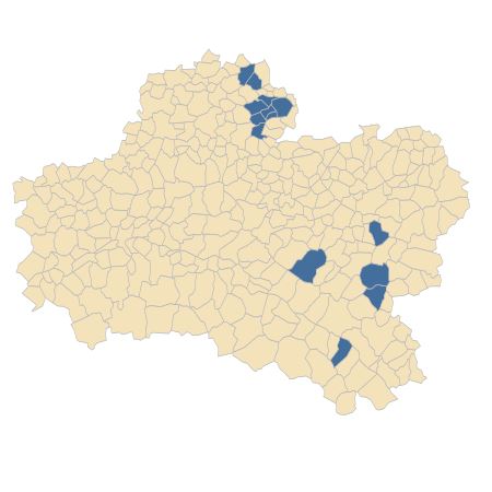 Répartition de Gymnadenia conopsea (L.) R.Br. dans le Loiret