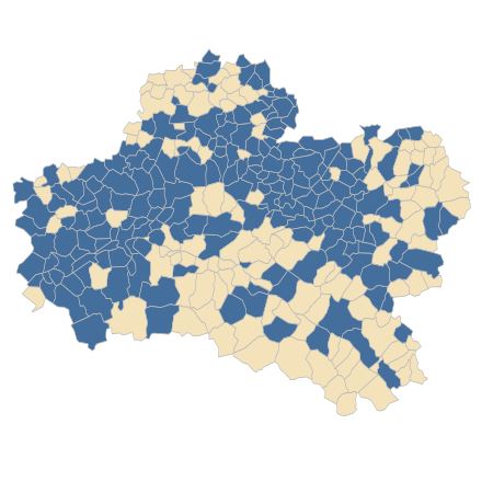 Répartition de Helminthotheca echioides (L.) Holub dans le Loiret