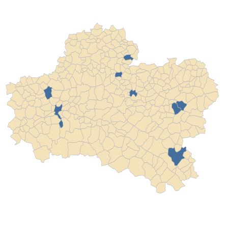 Répartition de Heracleum mantegazzianum Sommier & Levier dans le Loiret