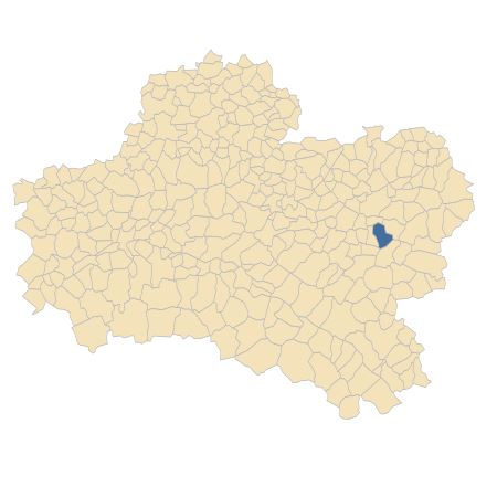 Répartition de Teucrium scordium L. subsp. scordium dans le Loiret