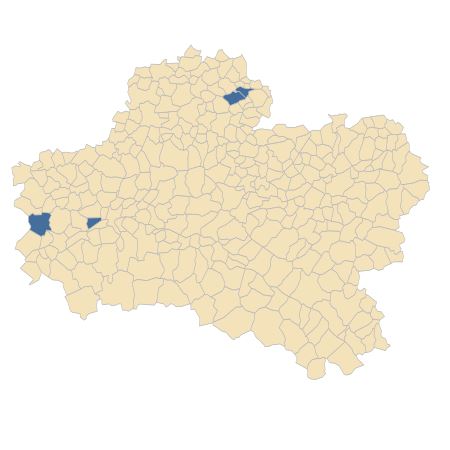 Répartition de Stachys recta L. subsp. recta var. recta dans le Loiret