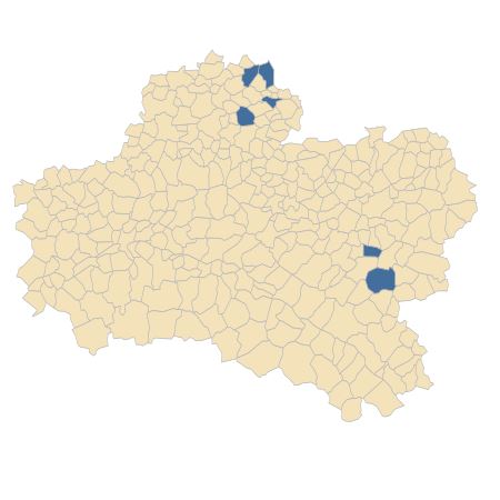 Répartition de Iberis amara L. dans le Loiret