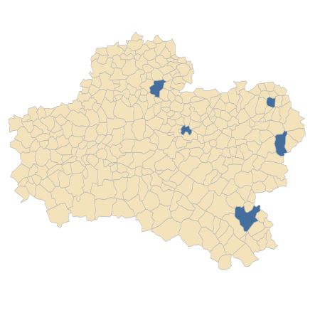 Répartition de Jacobaea paludosa (L.) G.Gaertn., B.Mey. & Scherb. dans le Loiret