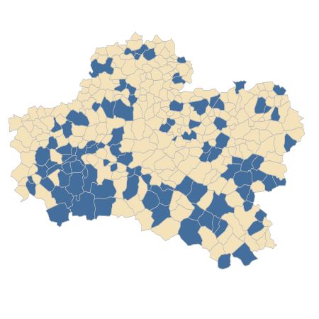 Répartition de Lactuca virosa L. dans le Loiret