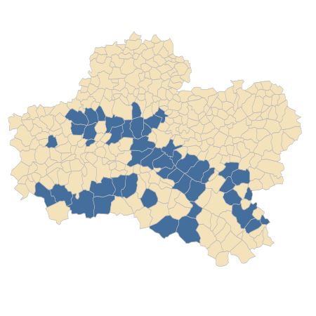 Répartition de Carex demissa Vahl ex Hartm. dans le Loiret