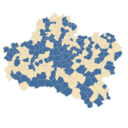 Répartition de Centaurea decipiens Thuill. dans le Loiret