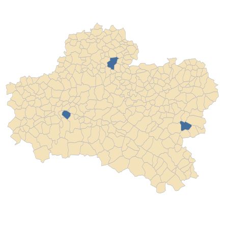 Répartition de Ficaria verna Huds. subsp. verna dans le Loiret