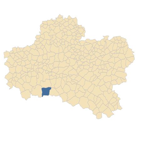 Répartition de Rumex x pratensis Mert. & W.D.J.Koch dans le Loiret