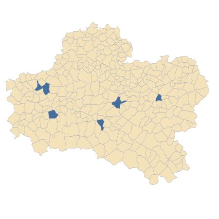 Répartition de Sagina apetala subsp. erecta F.Herm. dans le Loiret