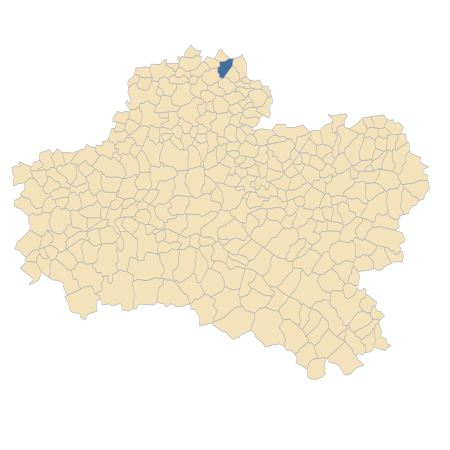 Répartition de Stellaria neglecta Weihe dans le Loiret