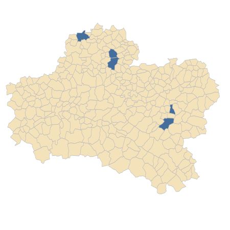 Répartition de Veronica satureiifolia A.Poit. & Turpin dans le Loiret