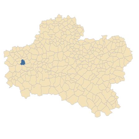 Répartition de Arrhenatherum elatius subsp. bulbosum (Willd.) Schübler & G.Martens dans le Loiret