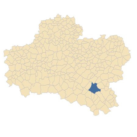 Répartition de Carduus crispus subsp. multiflorus (Gaudin) Franco dans le Loiret