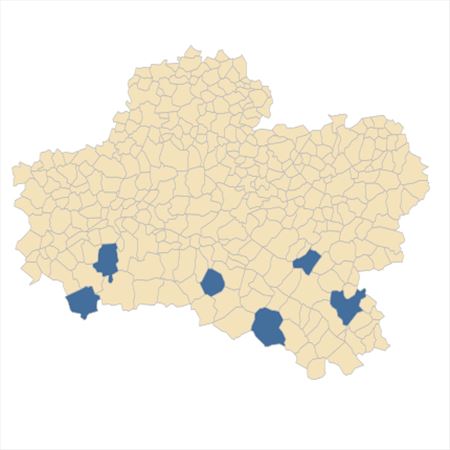 Répartition de Lepidium heterophyllum Benth. dans le Loiret