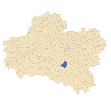 Répartition de Poa trivialis L. subsp. trivialis dans le Loiret