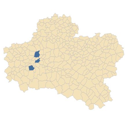 Répartition de Taxodium distichum (L.) Rich. dans le Loiret