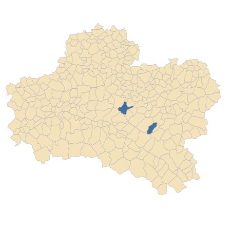 Répartition de Linaria arvensis (L.) Desf. dans le Loiret