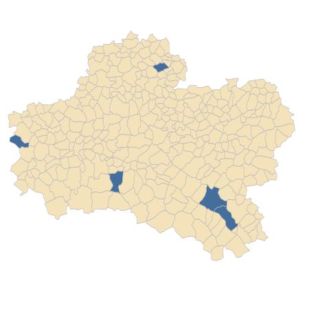 Répartition de Linum usitatissimum subsp. angustifolium (Huds.) Thell. dans le Loiret