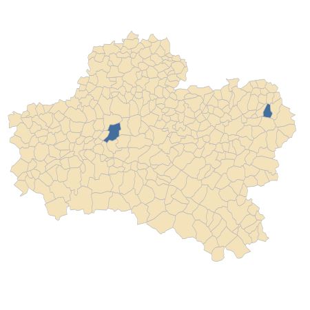 Répartition de Lolium x boucheanum Kunth dans le Loiret