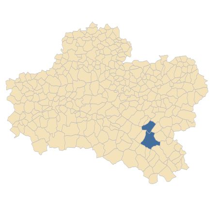 Répartition de Lupinus polyphyllus Lindl. dans le Loiret