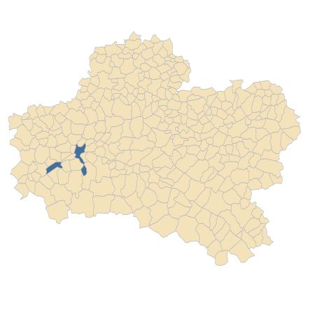 Répartition de Artemisia biennis Willd. dans le Loiret