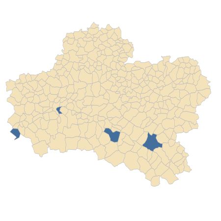 Répartition de Medicago rigidula (L.) All. dans le Loiret