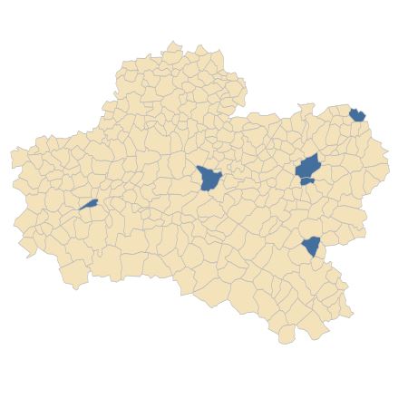 Répartition de Trigonella altissima (Thuill.) Coulot & Rabaute dans le Loiret