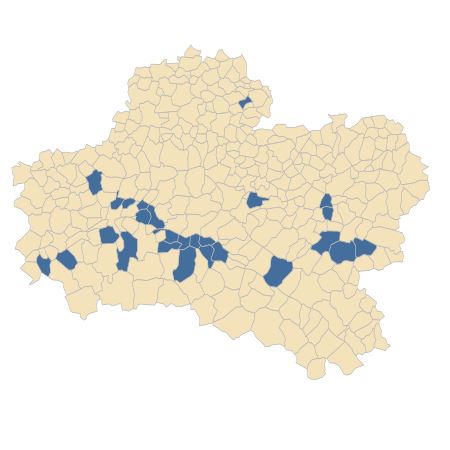 Répartition de Anisantha diandra (Roth) Tutin ex Tzvelev dans le Loiret