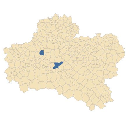 Répartition de Menyanthes trifoliata L. dans le Loiret