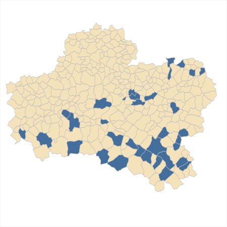 Répartition de Najas marina L. dans le Loiret