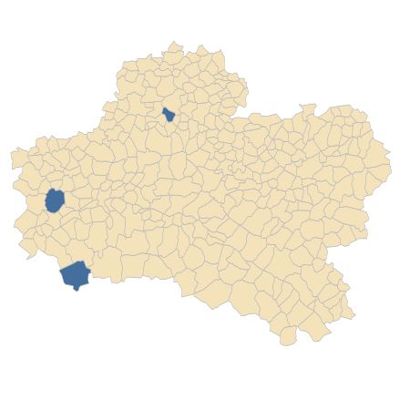 Répartition de Trifolium incarnatum L. var. incarnatum dans le Loiret