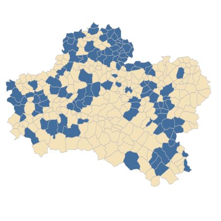 Répartition de Neottia ovata (L.) Bluff & Fingerh. dans le Loiret