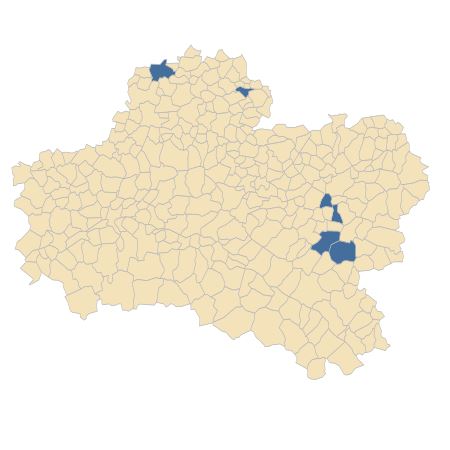 Répartition de Nepeta cataria L. dans le Loiret