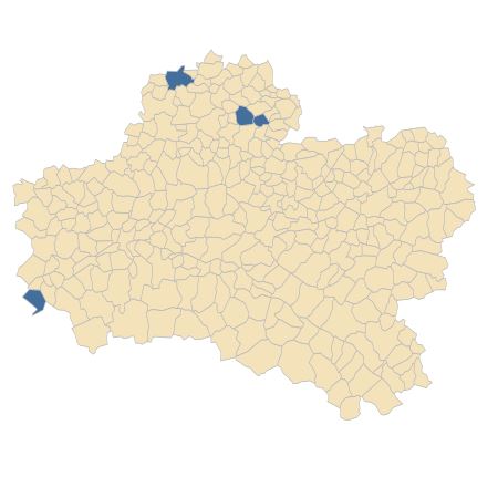 Répartition de Ononis pusilla L. dans le Loiret