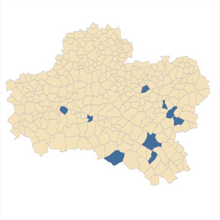 Répartition de Panicum dichotomiflorum Michx. dans le Loiret