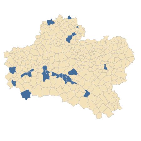 Répartition de Phleum phleoides (L.) H.Karst. dans le Loiret