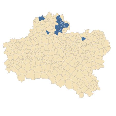 Répartition de Prunella grandiflora (L.) Schöller dans le Loiret