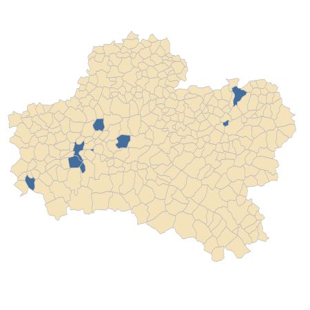 Répartition de Pseudofumaria lutea (L.) Borkh. dans le Loiret