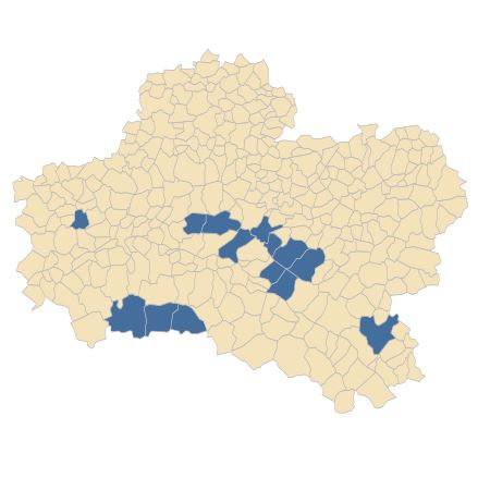 Répartition de Radiola linoides Roth dans le Loiret